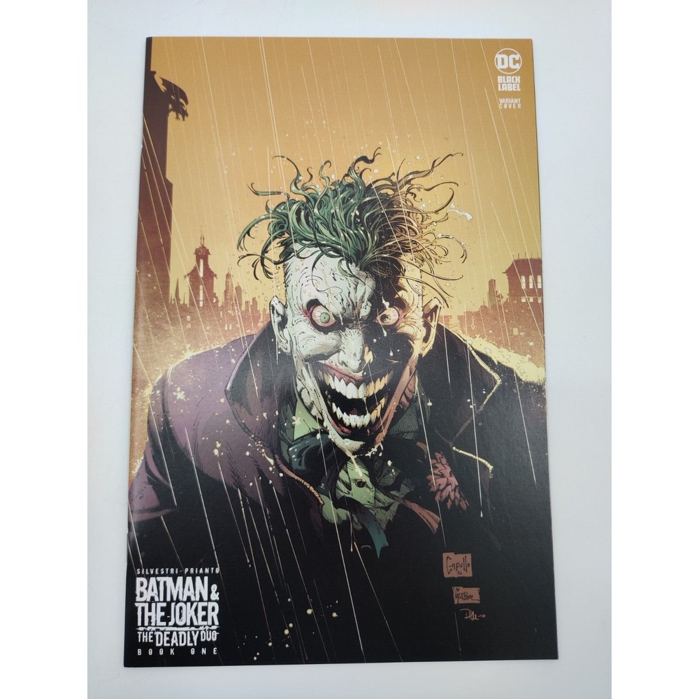 Batman & The Joker The Deadly Duo #1 (Of 7) Cover C Greg Capullo Joker Variant